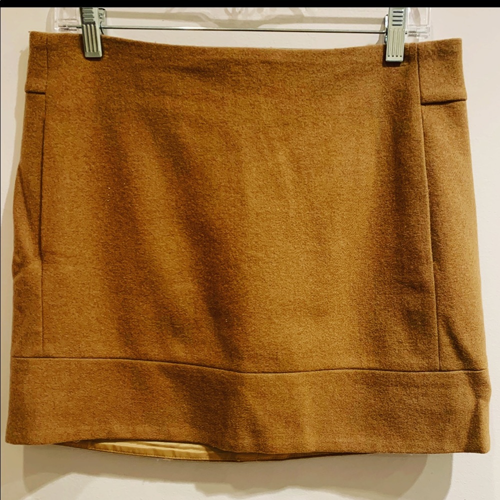J. Crew Camel / Tan Wool Skirt (lined)